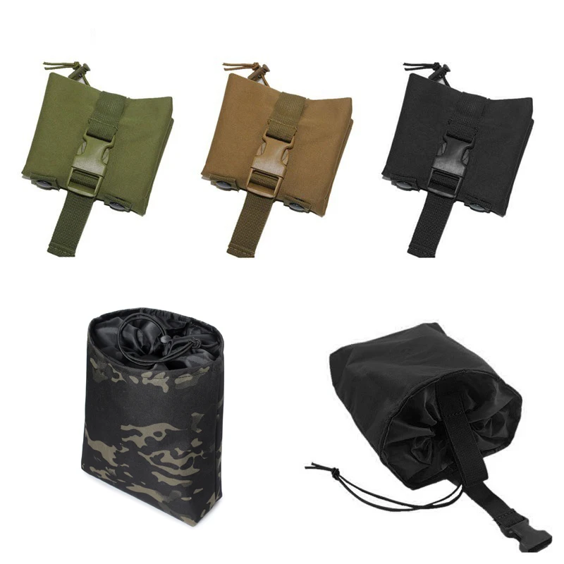 

Складной подсумок для сброса журнала Molle, складной подсумок для восстановления, охотничий страйкбольный пистолет, кобура для боеприпасов, уличный подсумок для боеприпасов