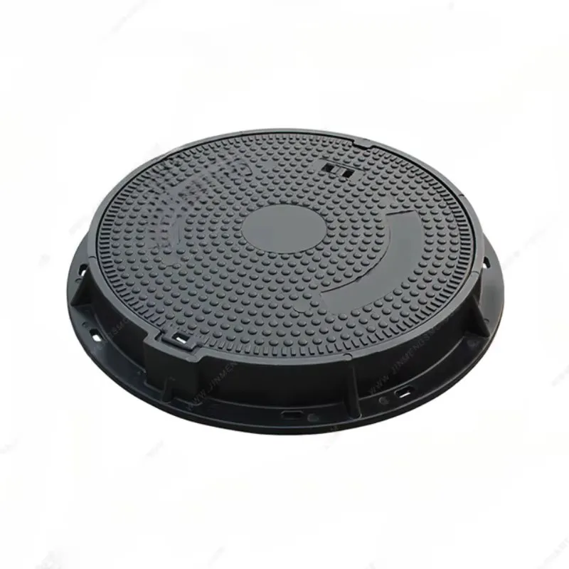 EN124 D400 600mm septic tank manhole cover lockable, transportation surcharge link