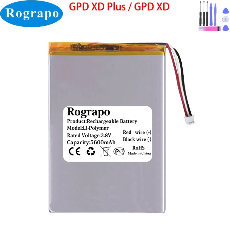 3.8V 5600mAh جديد ، بطارية وحدة التحكم في الألعاب المحمولة للكمبيوتر اللوحي ، GPD XD Plus XDPlus