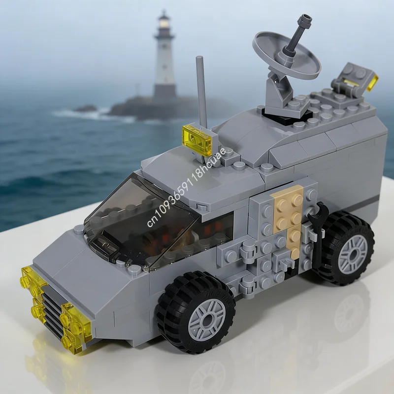 185pcs MOC Exploration Van Space Model Building Blocks Christmas Gifts Toy Construction Creative DIY Idea Brick Education