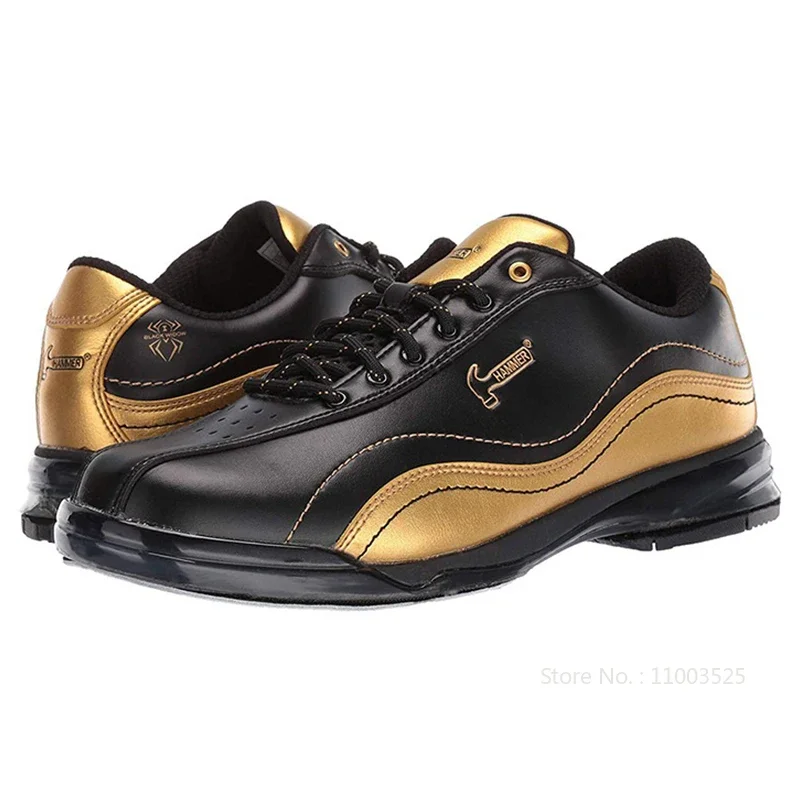 Men Women Bowling Shoes Professional Changeable Sole Sports Shoes Unisex Right Left Hand Non-slip Bowling Sneaker Size 38-46