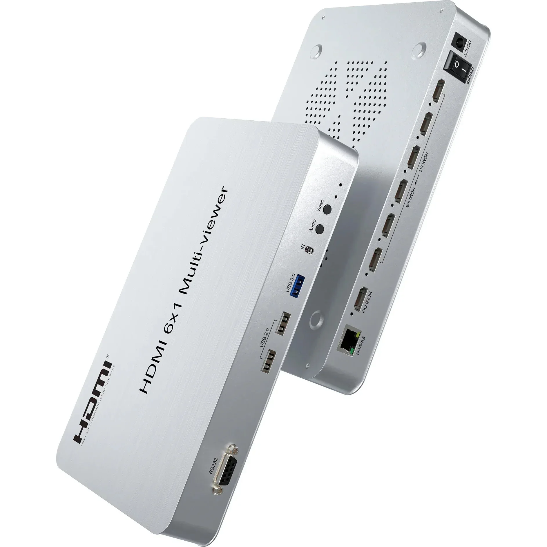 4K 60hz 1080p 6x1 HDMI Multiviewer 2 3 4 5 6 متعدد الشاشات الفاصل 4x1 رباعية متعددة المشاهد سلس التبديل USB للوحة مفاتيح الماوس