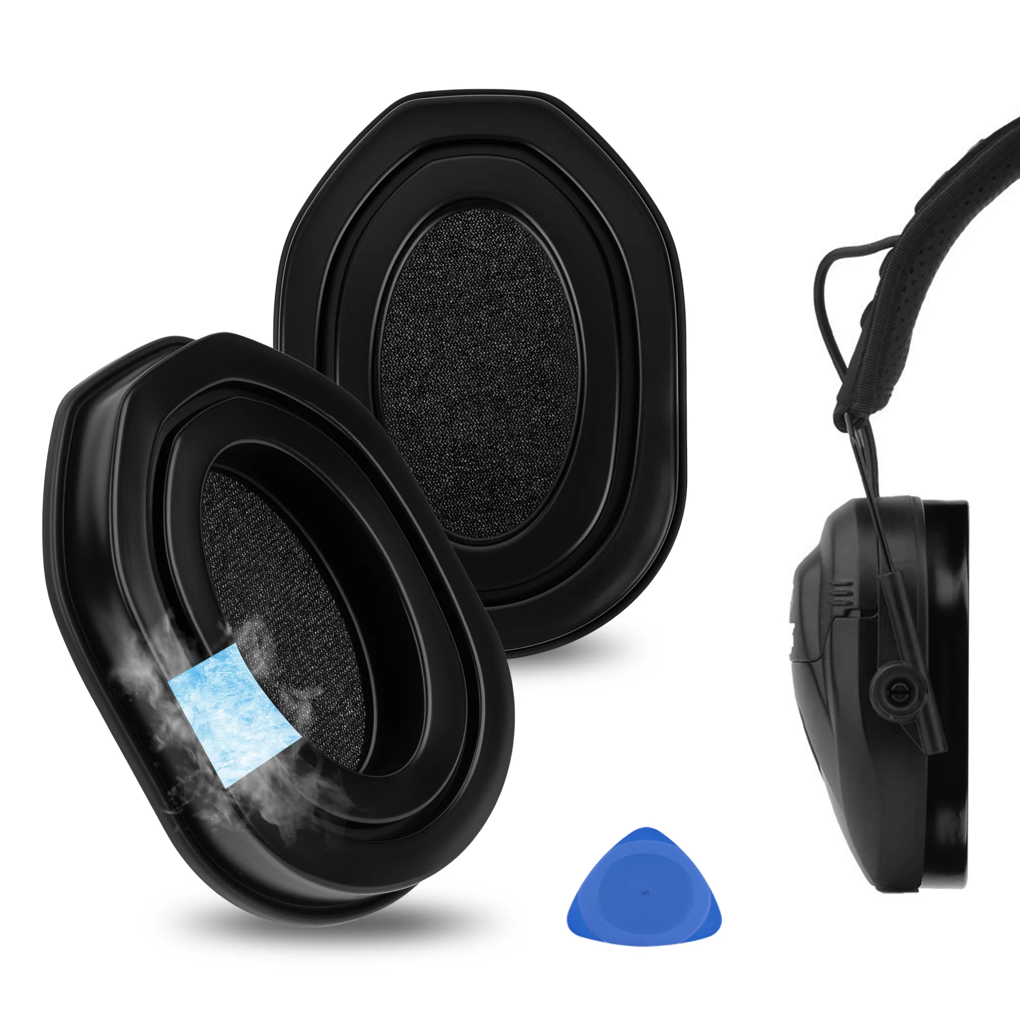 

Geekria Sport сменные охлаждающие гелевые амбушюры для Walker's Razor, компактные электронные молодежные/женские наушники, амбушюры