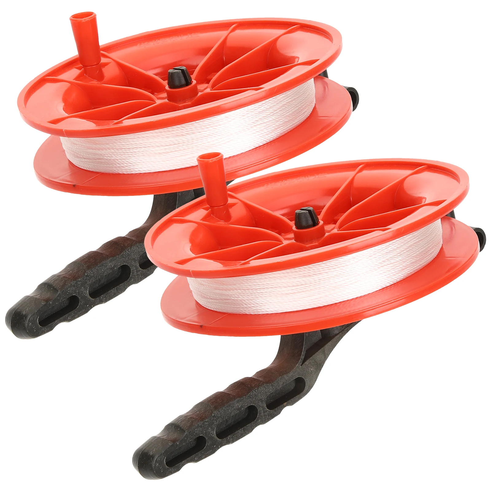 2 pçs leve localizador de pipa com corda carretel de pipa plástico eficiente acessórios para jogar