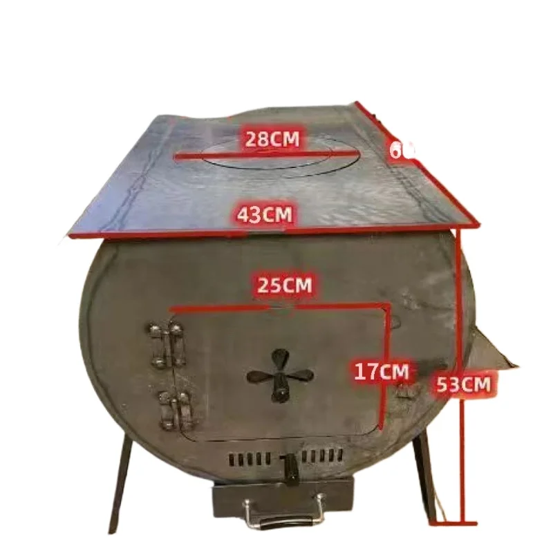 Indoor wood stove heating household rural wood stove real fire stove new convenient cooking