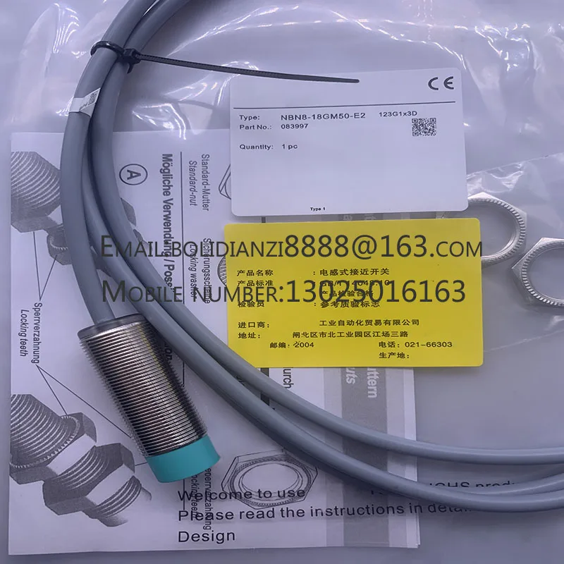 

Authentic NBN8-18GM50-E2 NBB8-18GM50-E3 NBB5-18GM50-E3 NBB8-18GM50-E0-V1 100% of the original sensors are in stock