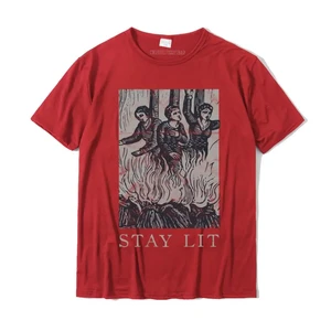 Tay áo ngắn của nam giới t -shirt, huyền bí, thắp sáng, satan, quỷ, địa ngục, tục tĩu, antichrist, phù thủy, tees cotton thời trang, mùa hè 6 Áo sơ mi bán hàng chính huyền bí - №4