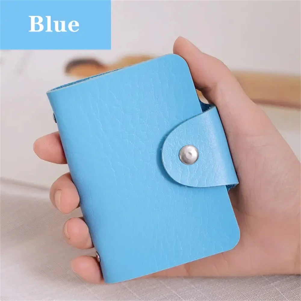 1ชิ้นกระเป๋าใส่บัตรมัลติฟังก์ชั่น, กระเป๋าใส่บัตรความจุมากบางเฉียบกระเป๋าเก็บเอกสาร ZERO unisex สีแดงสีดำสีน้ำเงิน