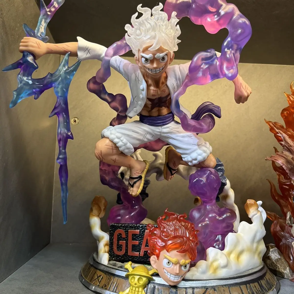

One Piece 35cm Luffy Five Stages Nika Form Ultra Large 35 Action Figure Collectible GK Statue Toy Model For Fans And Collectors