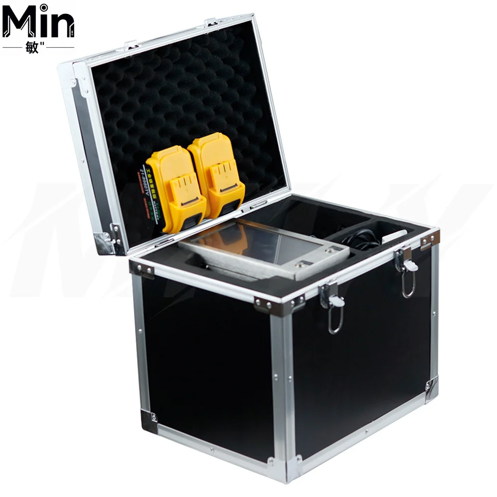 90x30mm Handheld Touch Screen Dot Peen Marking Machine VIN Marker with Electromagnet