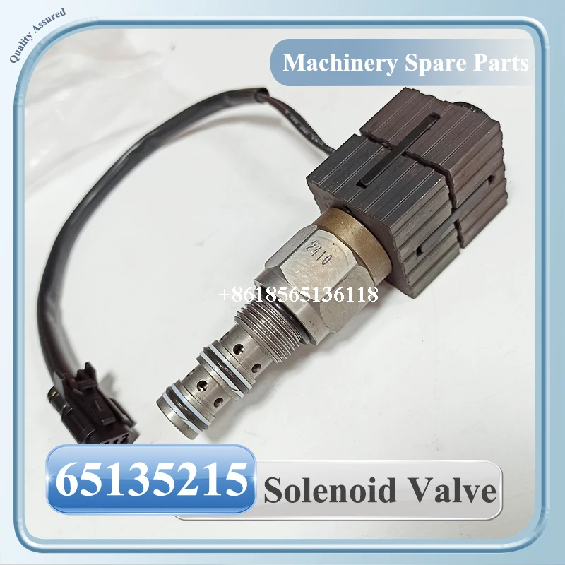 

12V/24V Safety Lock Solenoid Valve 65135215 For Excavator 65 135 215