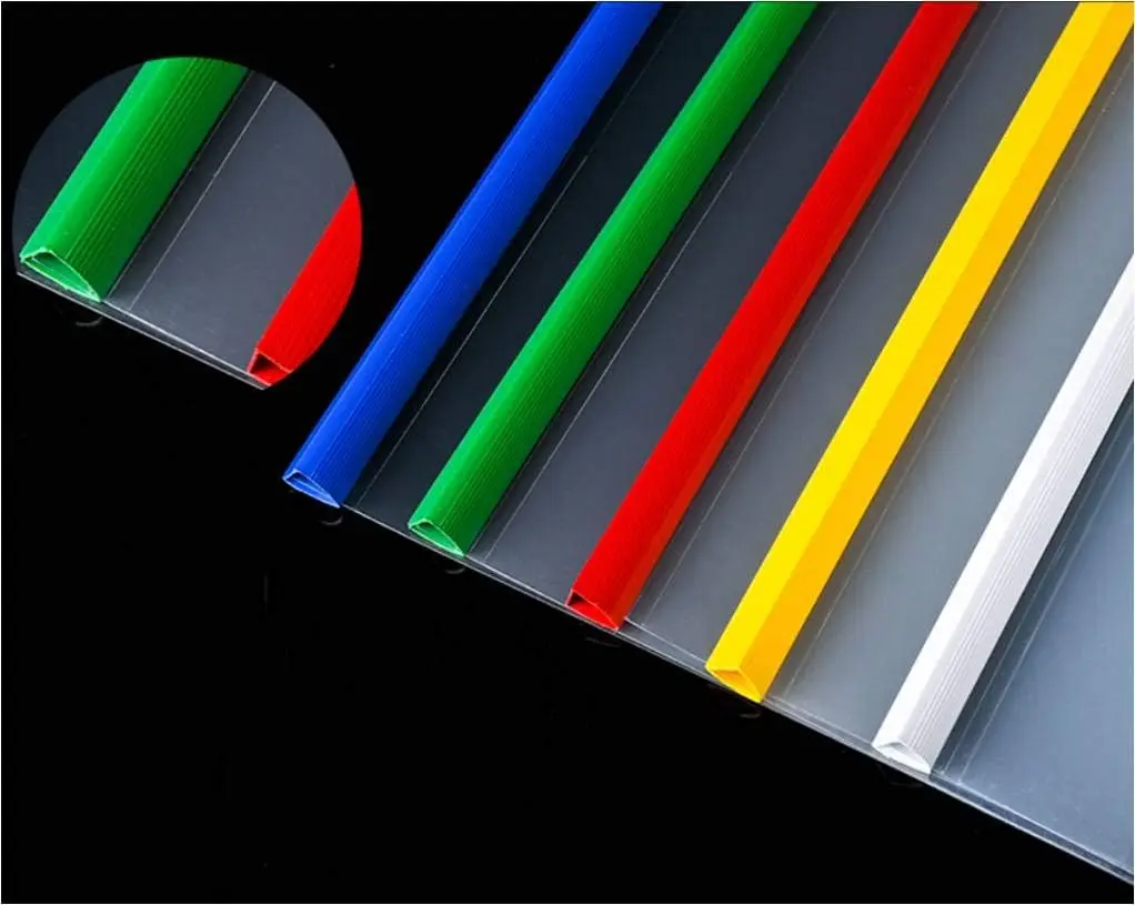 20 قطعة تقرير واضح 14 مللي متر شريط منزلق ، شفافة استئناف مجلدات ملفات العرض المنظم الموثق ، لورق حجم الرسالة/A4 #6