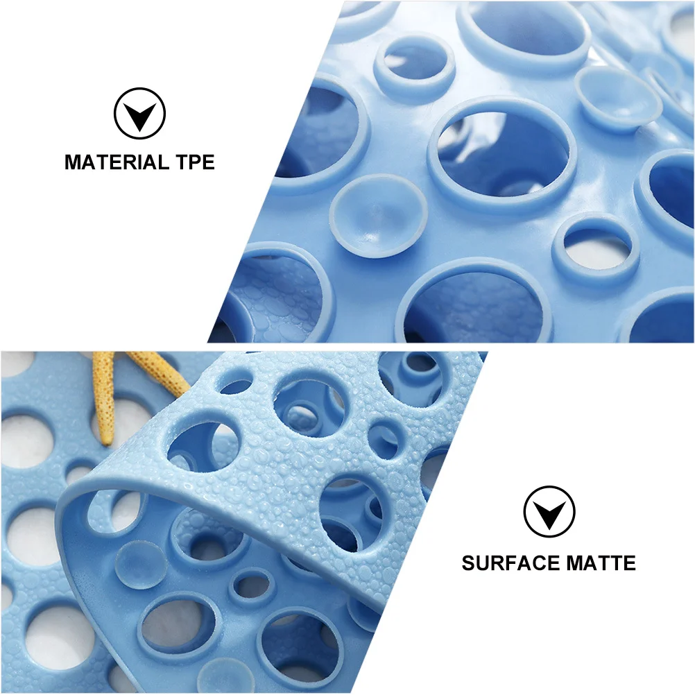 

Non-Slip Bath Mat Anti-Skidding Floor Pad Suction Cup Bathtub Mats For Home Bathroom Splicing Drainage Cushion