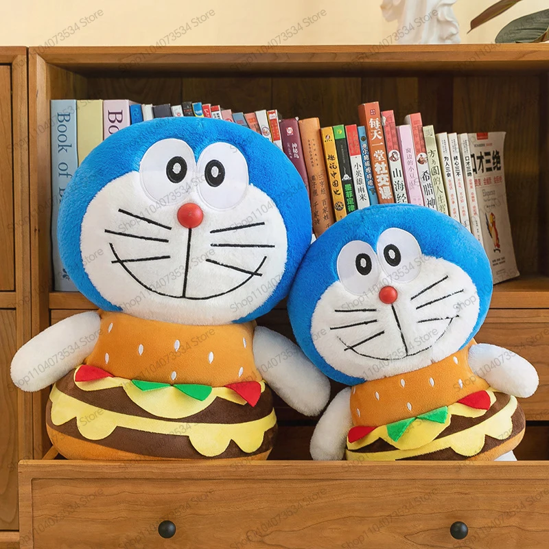

Плюшевая игрушка Дораэмон, 65 см, большой размер, милый синий робот-кот, аниме-персонаж, мягкая игрушка-робот, подарок на день рождения