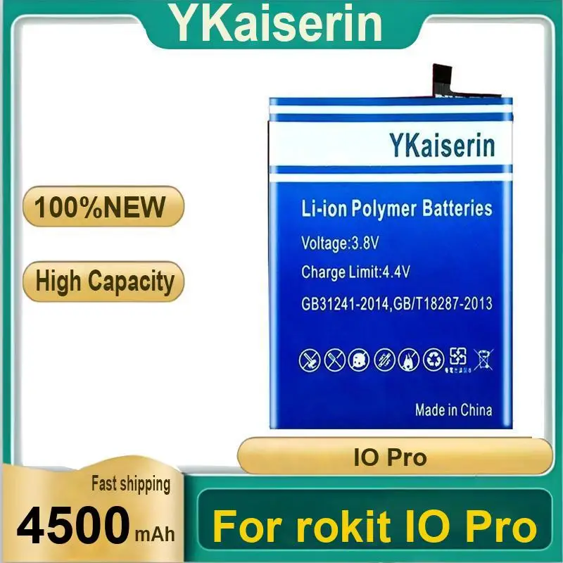 

High Performance For Rokit IO Pro Rapid Charging Mobile Phone Battery 4500Mah