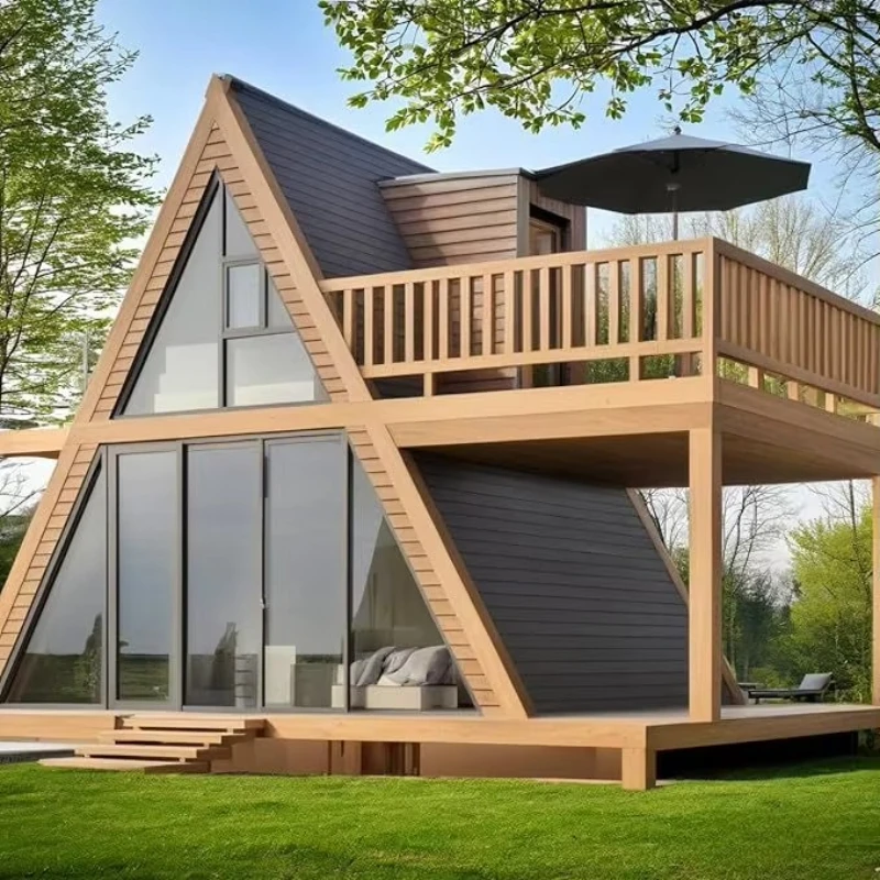 

Luxury, bedroom, prefabricated house, triangle, high quality