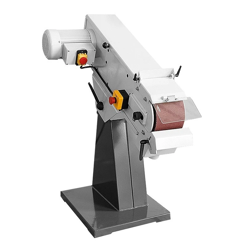 machine Multifunctional household vertical 380V stainless steel polishing and drawing machine Desktop grinding wheel machine