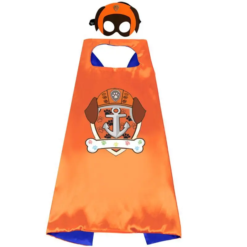 Cute Anime New PAW PATROLToy Set Mask Cloak Cape Cosplay Cartoon Paw Patrol Psi Patrol Halloween Party Decoration Birthday Gift