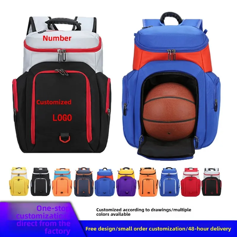 Unisex Stylish Sports Duffel Bag with Shoe Compartment Basketball Soccer Fitness Travel Bag for Teenager Sports Club