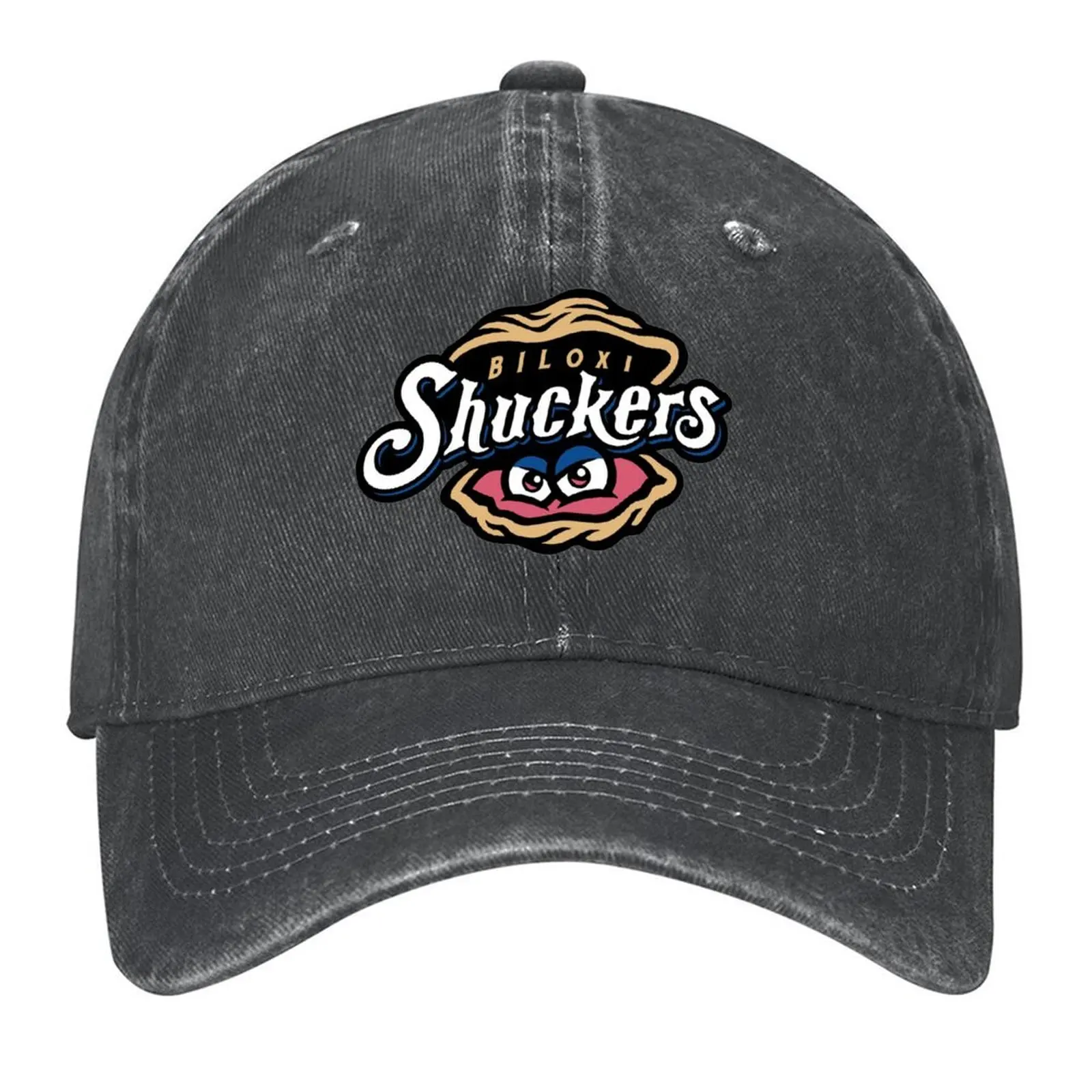 

Biloxi-Shuckers Baseball Cap Beach Golf Cap Male hat Christmas Hat Caps Male Women's