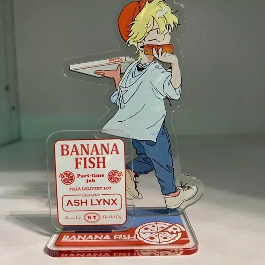 Banana Fish Anime 10cm Acrylic Stand Ash Lynx Eiji Okumura Blanca Sing Soo Rin Shorter Wong Lee Yut Lung Collectible keychain