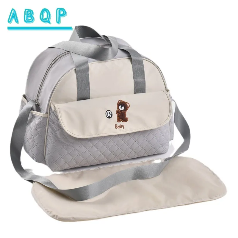 Diaper Bag Handbag Embroidered Large Capacity 2-piece Set Baby Diaper Bag Handbag Multifunctional Baby Products Storage Bag
