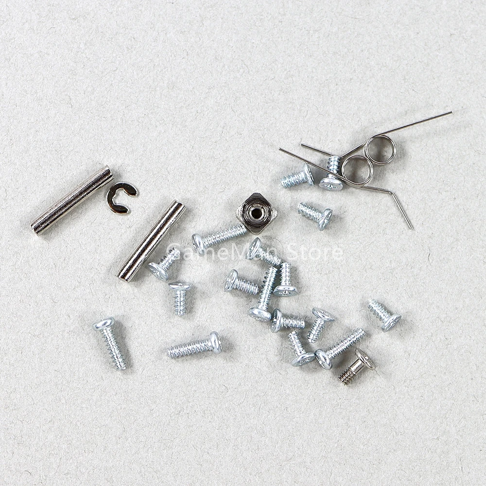 100sets Full Set Screw Replacement Kit For GBA SP Game Console Host Shell Screws Button Springs Battery Cover Screws