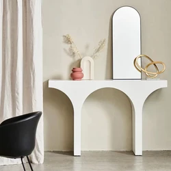 Office Modern Console Table White Porch Console Table Nordic Living Room Entrance Hall Tavolo Da Soggiorno Furniture Decoration