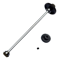 Main Axle Central Drive Shaft With 27T Motor Gear Set RC Car Upgrade Parts As Shown Metal For Wltoys A959-B A969-B A979-B K929-B