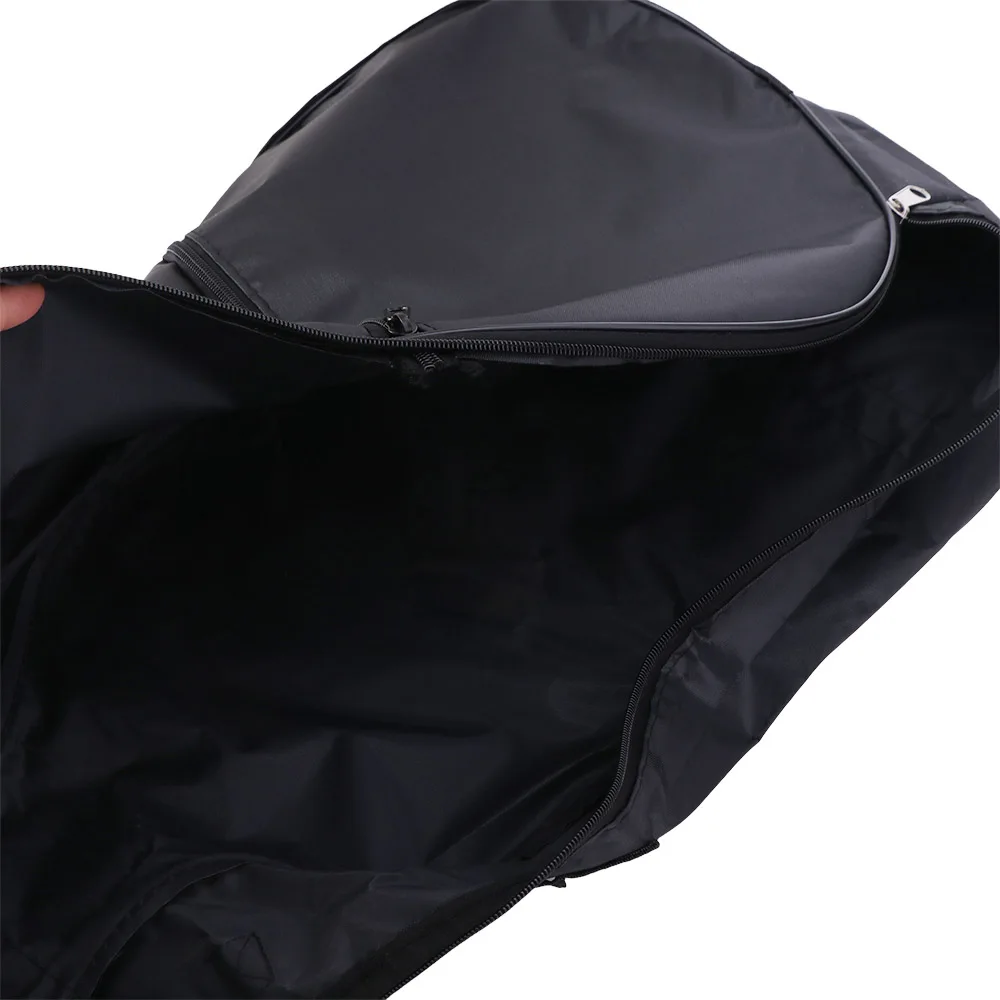 Stoßfeste, verstellbare Gitarrentasche mit Riemen, wasserdichter schwarzer Gitarrenrucksack aus Oxford-Gewebe mit Reißverschluss, Einzelschultertasche für Instrumente – Detail 10