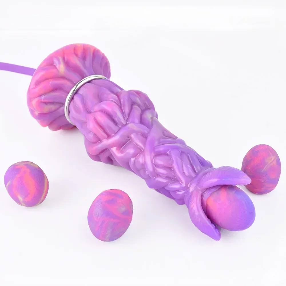 

Glow-in-the Dark Silicone Inflated Anal Plug Color Ovipositor Male and Female Alternative Toys for Sexual Masturbation 1