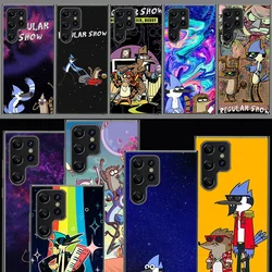 Cartoon Regulars Cute Show Cover For Samsung Galaxy S21 S20 S23 FE S22+ S24 Ultra S25 Edge Phone Case S10 Plus Clear Capa Coque