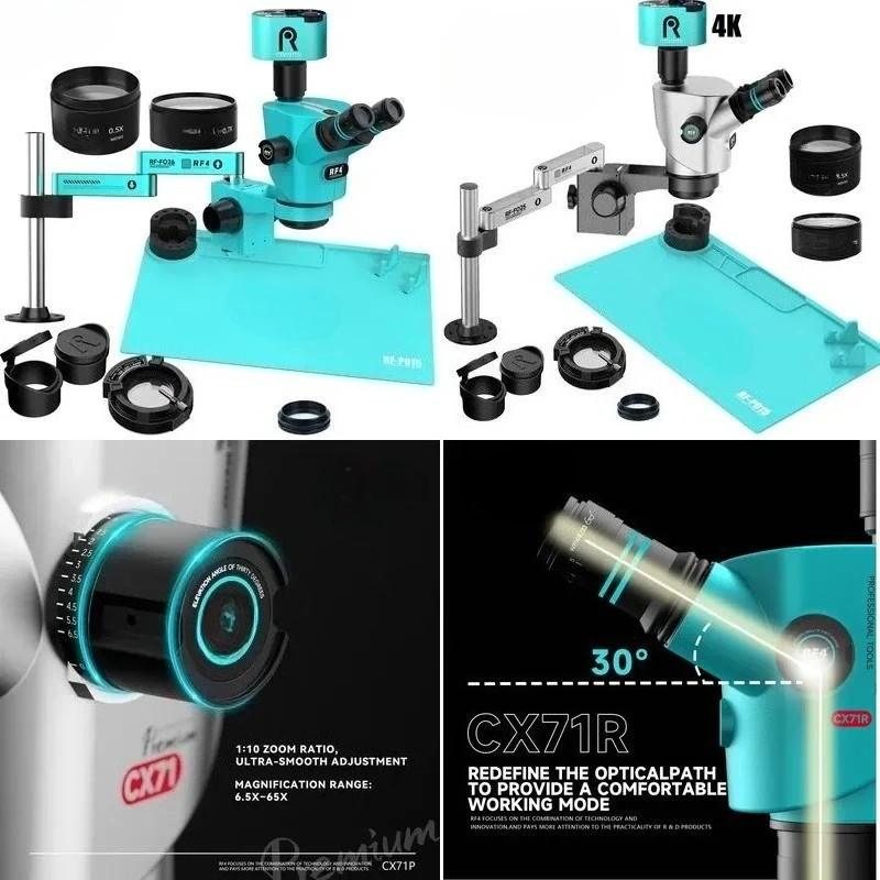 2026 hot sale Handwheel Lossless Zoom Omnidirectional Adjustment 4K Microscope Breakthrough Field Limit Dual Anti-fatigue