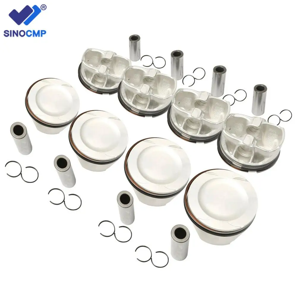 8PCS Engine Pistons Rings For Mercedes-Benz C218 X218 W212 S212 W166 M157 5.5L 2780301317 1570300117 1570300517  1570300317