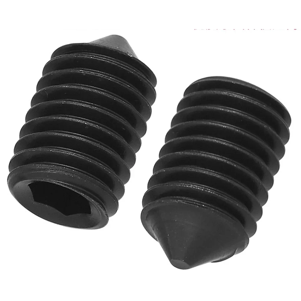 5-100pcs M2 M2.5 M3 M4 M5 M6 M8 M10 M12 M16 12.9 Class เหล็กคาร์บอน Hex ซ็อกเก็ตซ็อกเก็ตซ็อกเก็ตกรวยจุดด้วงชุดสกรู