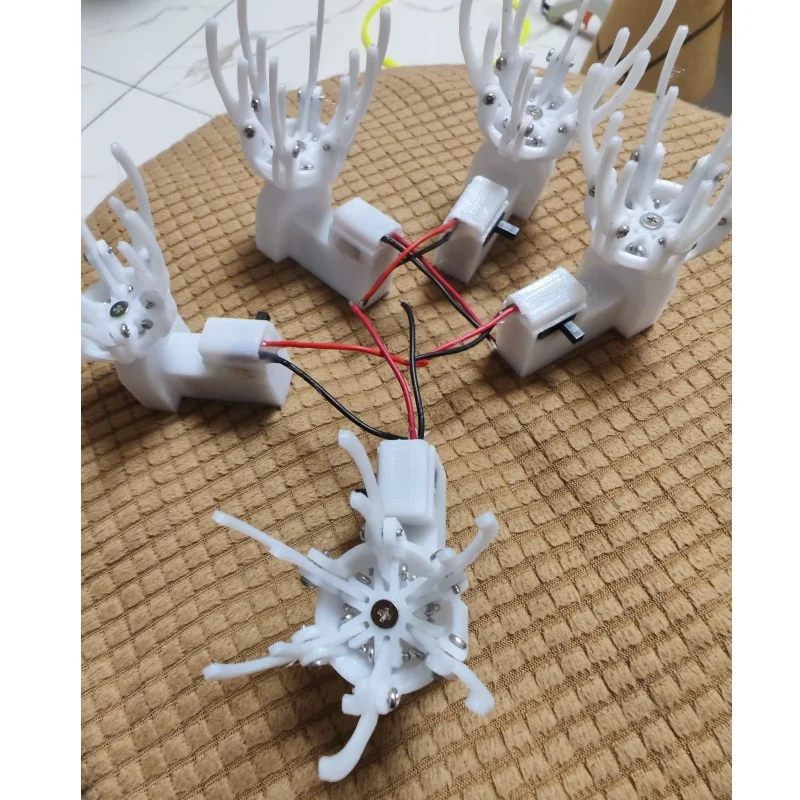 DIY Electric Flower Petal Opener Mini  Mechanical Petal Opener  Simulation Opening and Closing Device DIY Petal Prop