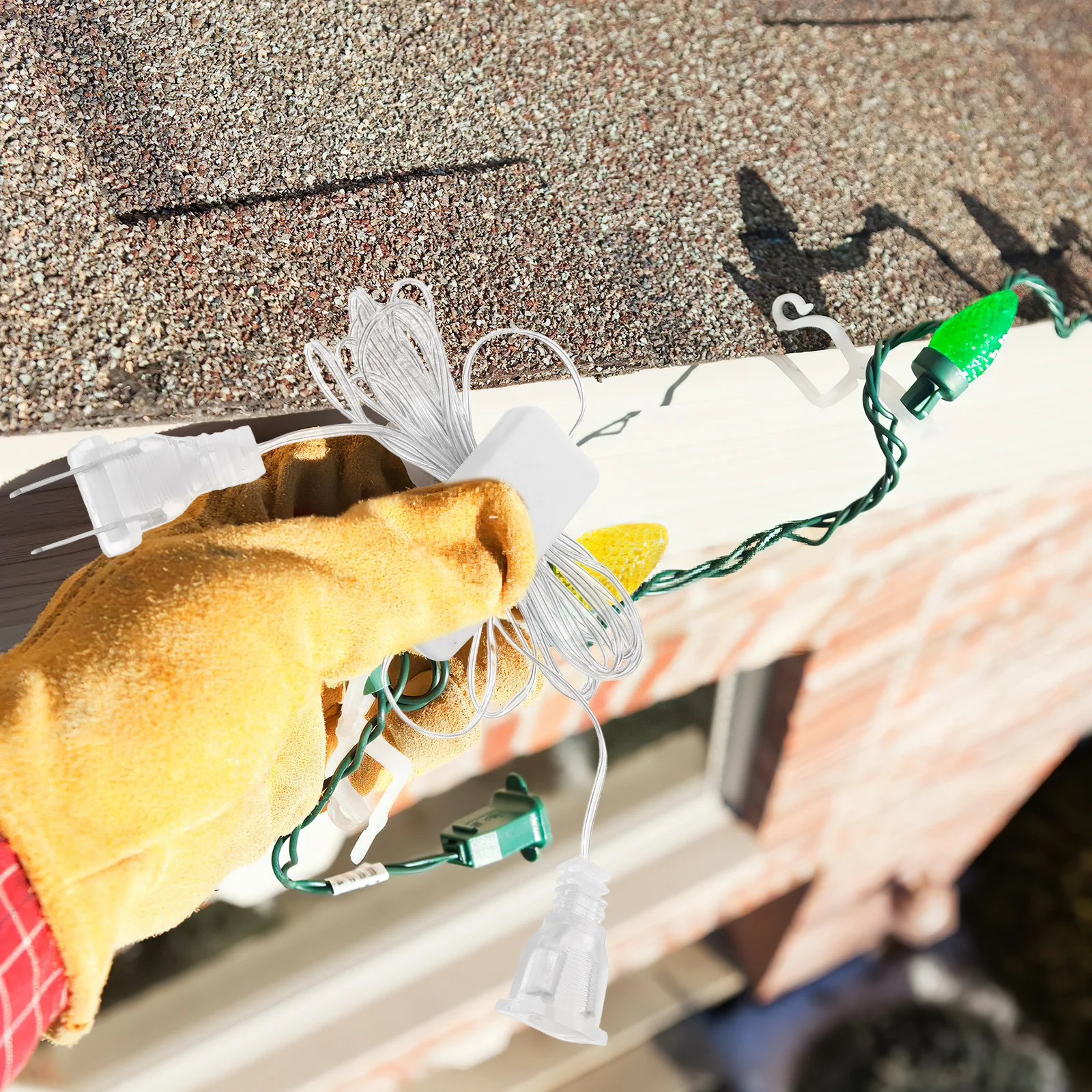 

5m LED Ribbon Extension Wire PVC Cord for Christmas Curtain Lights Wall Chandeliers Us Plug LED Ribbon Power Wire