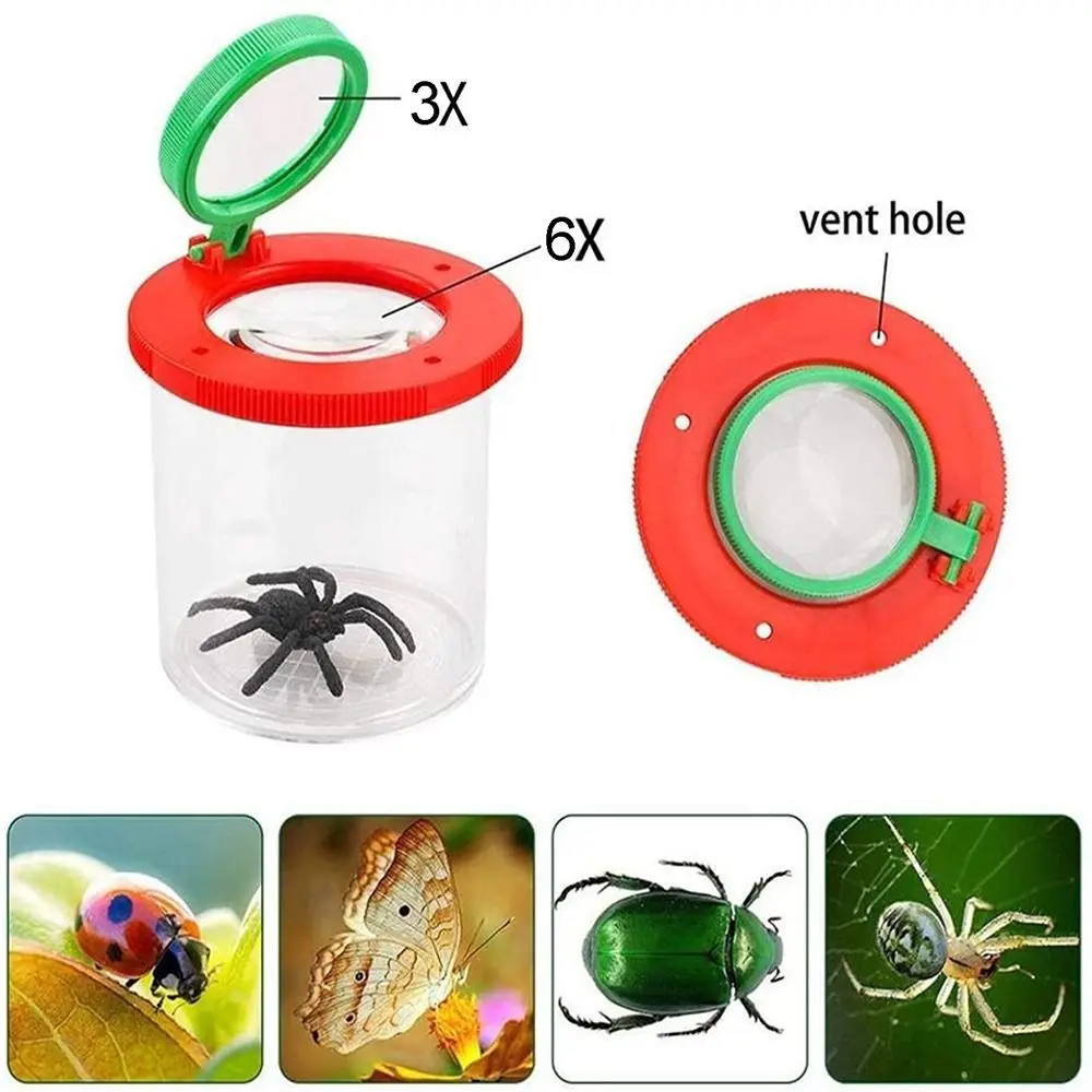 Toys Backyard Explorer Butterfly Spider Ant Handheld Insect Observation Cup Insect Observer Insect Box Magnifying Glass