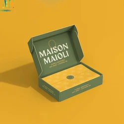 Cajones de envío de colores personalizados, papel Kraft, caja de embalaje, logotipo impreso, regalo de ropa, caja de embalaje de perfume, estuche de regalo
