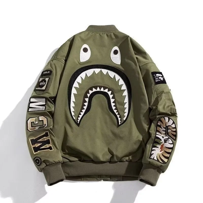 Baseball Jerseys, Men\'s and Women\'s American Fashion Brands, Retro Loose Pilot Jackets, Trendy Autumn and Winter Jackets