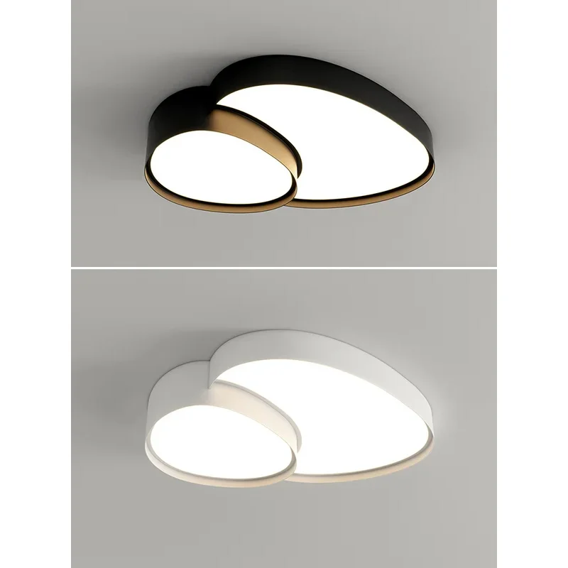 

Mdoern Nordic LED Ceiling Lamp Creative Cobblestone Black Ceiling Light Living Dining Room Bedroom Interior Decor Lights Fixture