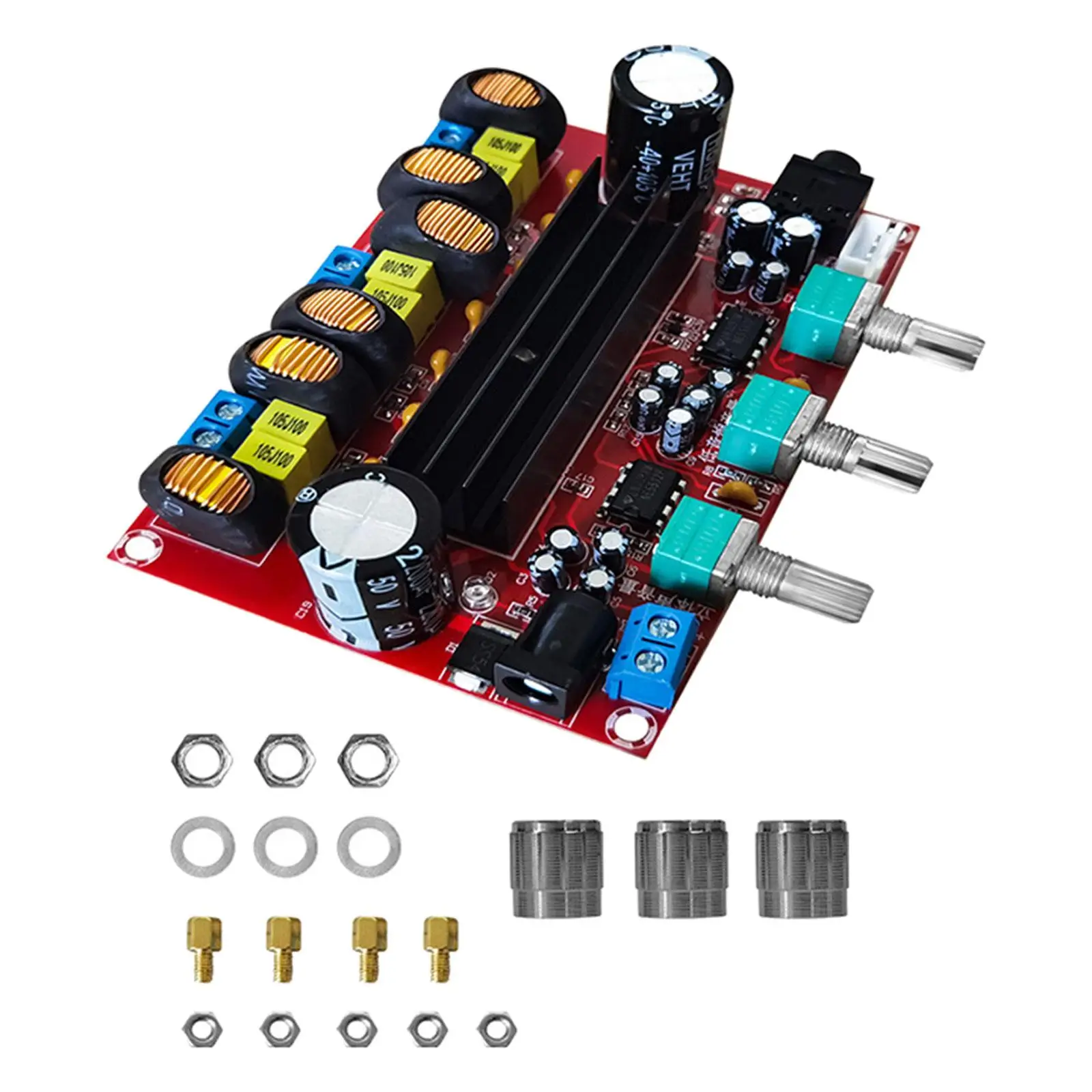 Digital Power Amplifier Board Low Distortion Wide Voltage for DIY Audio Bookshelf Audio