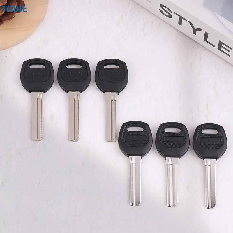 【T】10Pcs Key Embryo AB Lock Security Door Key Blank Electric Door Lock Blank Fingerprint Lock Password Lock Blank Car Key Blanks