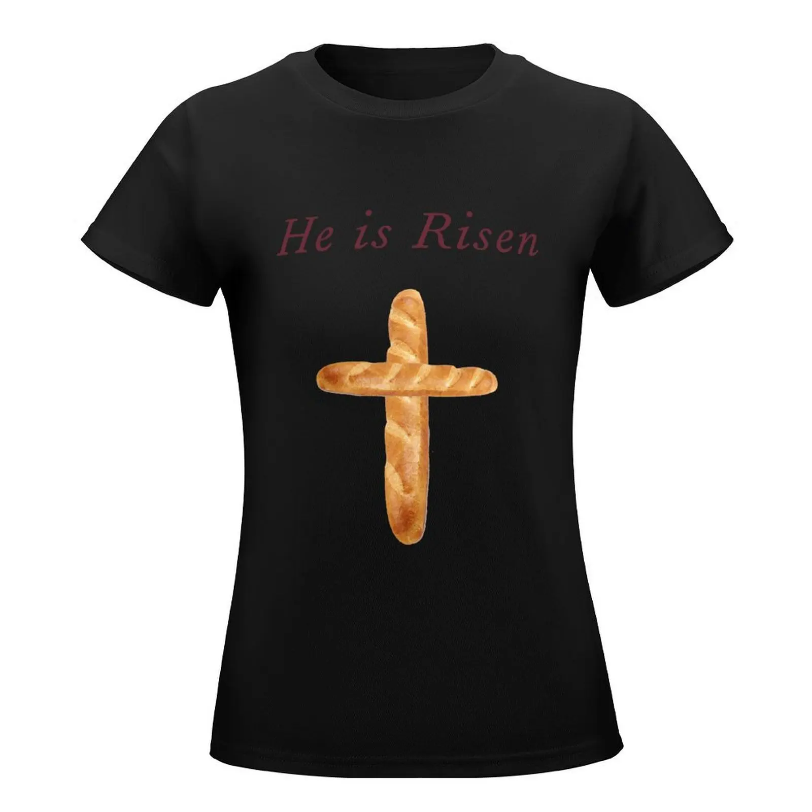 He Is Risen, Shirley's Bread Apron (Community) T-Shirt plus size tops Female clothing hippie clothes spring clothes Women 2024