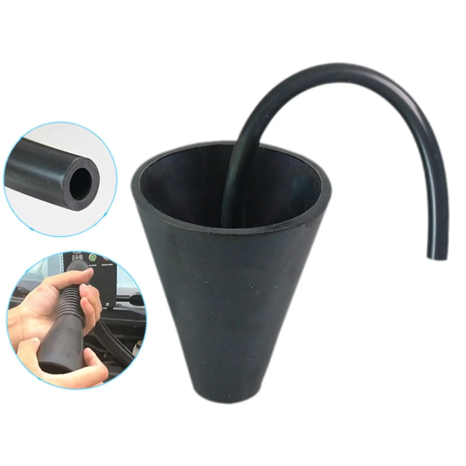High Quality Silicone Cone Adapter for Automotive Smoke Generator Car Exhaust Intake Leak Testing