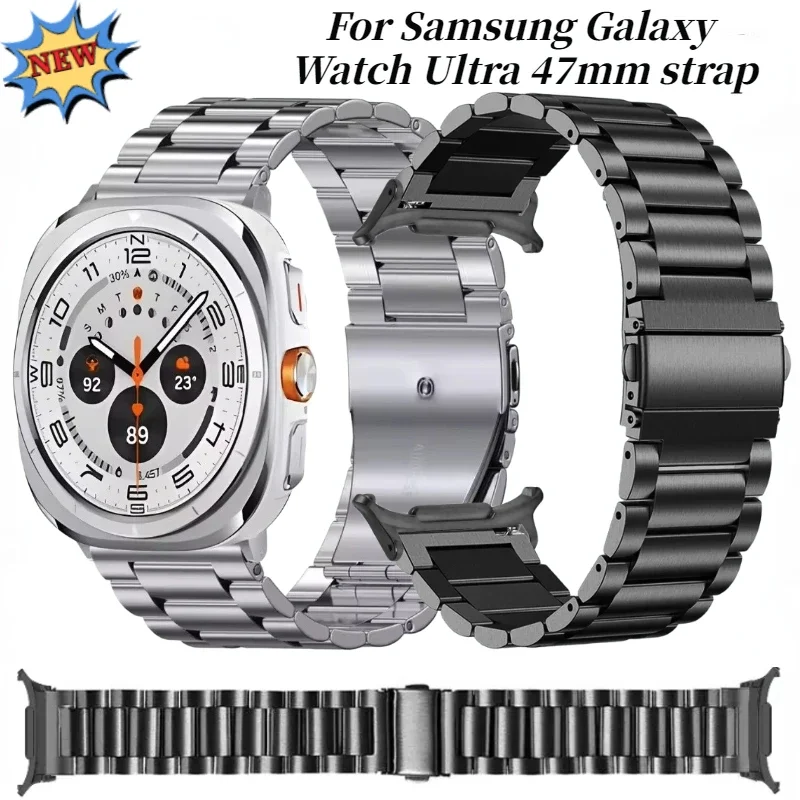 

Metal Strap for Samsung Galaxy Watch Ultra 47mm Stainless Steel Band Bracelet for Samsung Watch Ultra 47mm Correa Accessories
