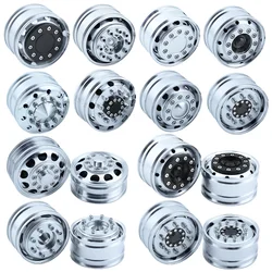 2pcs RC Truck Metal 20mm/25mm Width Wheel Drive/Bearing Hub Rim for 1/14 Tamiya SCANIA 770S 56368 VOLVO ACTROS MAN Model Car