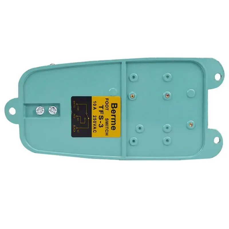 10A 250V Pedal Power Controller TFS-3 Foot Switch With Cable normally open normally closed 1NO 1NC Self-reset