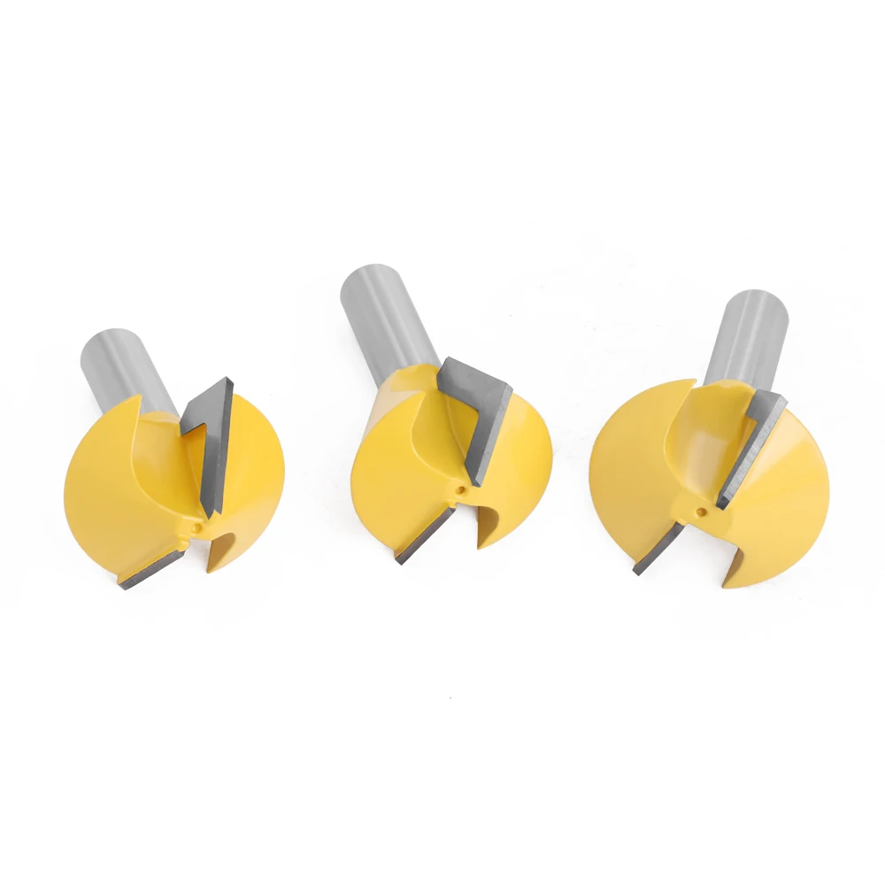 Imagem -02 - Lavie 1pc 12 mm 12.7 mm Multi Face Cola Joint Router Bit Sided 12 Sided Sided Tenon Fresa Carpintaria Mc03036