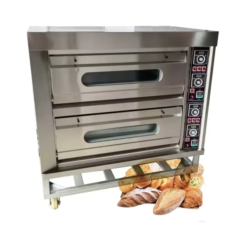 2026 2- Deck 4-tray Novel Design Commercial Rational Convection Oven 220V380v/50hz 13.2KW Rotary Oven for Bakery